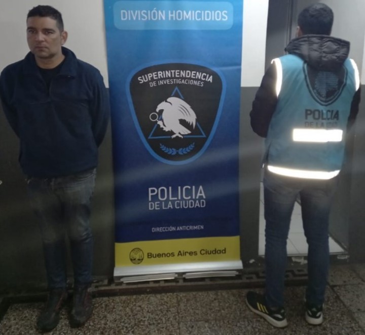 El podólogo, cuando lo detuvieron.