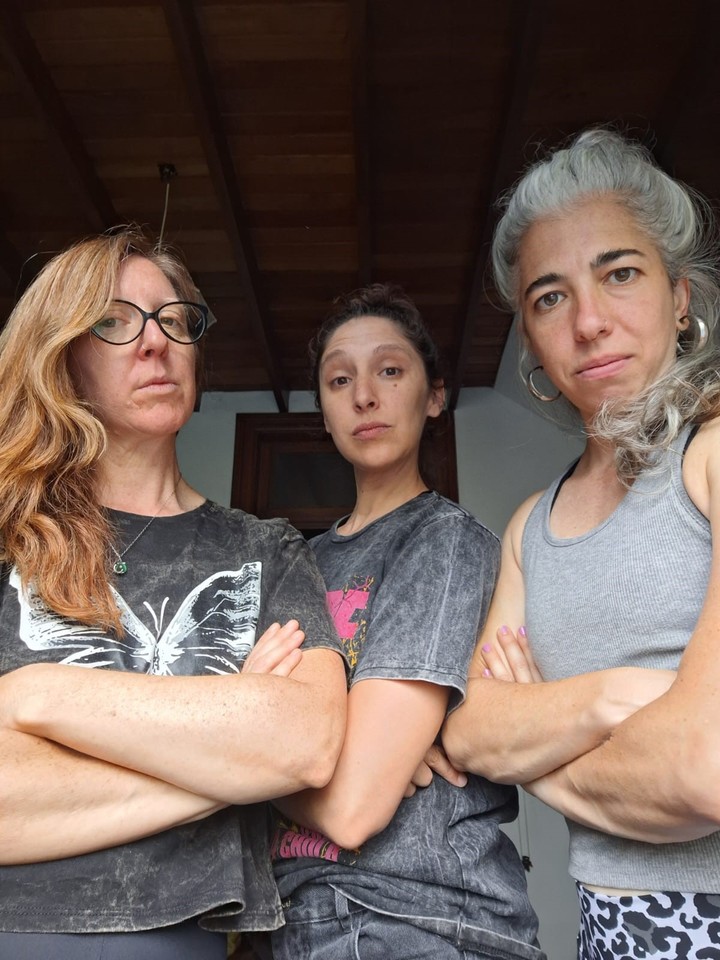 Yanina Frankel, Mercedes Di Napoli y Catalina Mancini, creadoras y protagonistas de Manjar