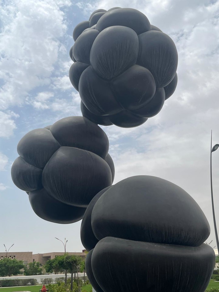 Primeros días de la vida; la concepción según Damien Hirst, en Doha.