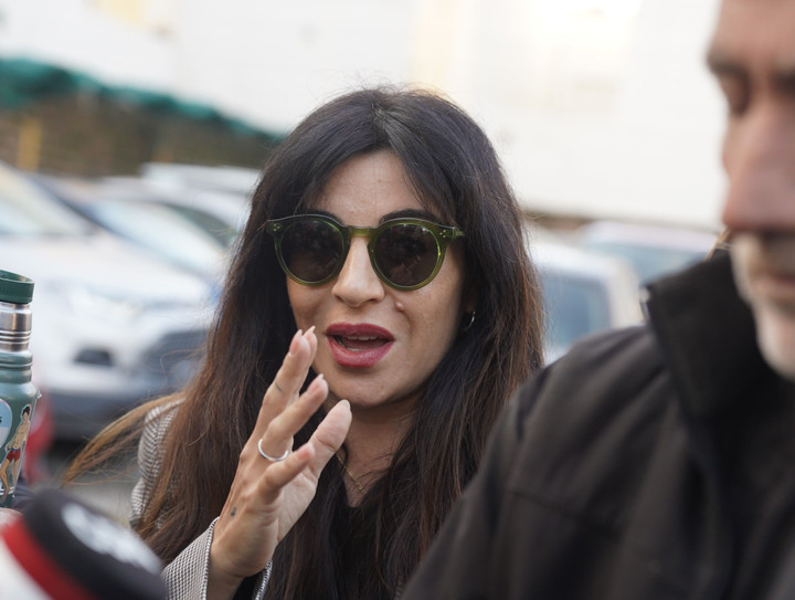 Gianinna Maradona declaró este martes en el juicio por la muerte de su padre. Foto: Guillermo Rodríguez Adami.