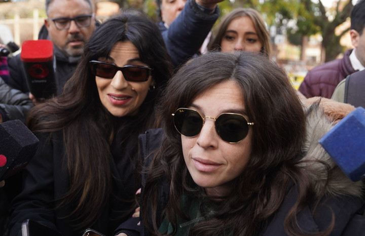 Dalma y Gianinna Maradona. Foto Guillermo Rodríguez Adami.