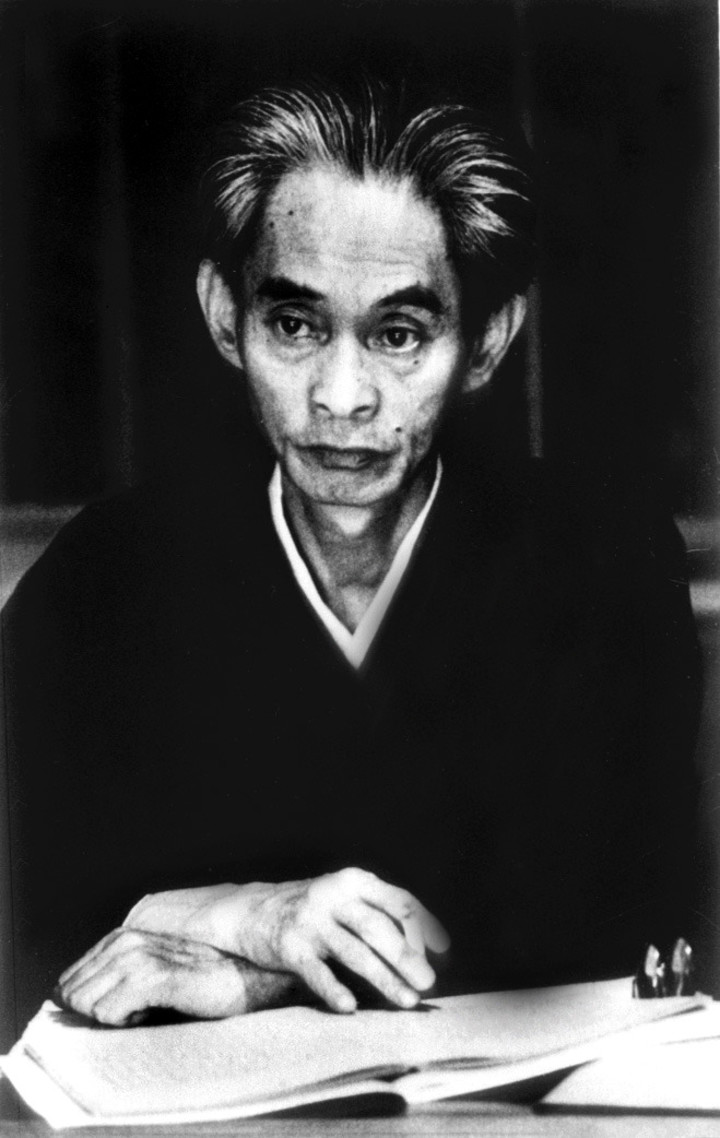 Retrato, fechado el 17 de octubre de 1968, del escritor japonés Yasunari Kawabata. Archivo Clarín.