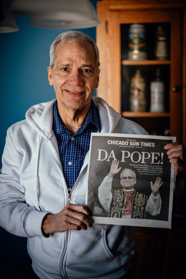 "La mejor manera en que podría describirle ahora mismo es que seguirá los pasos de Francisco", dijo Prevost sobre su hermano. (Jamie Kelter Davis/The New York Times)