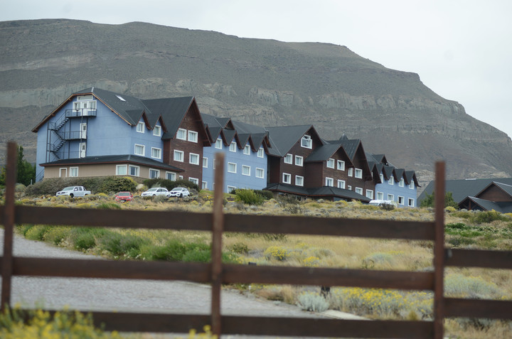 El hotel Alto Calafate, de la firma Hotesur de la familia Kirchner. Foto Francisco Muñoz.