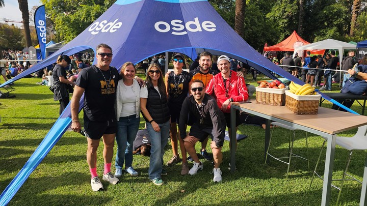 El equipo de OSDE también fue parte de la fiesta.