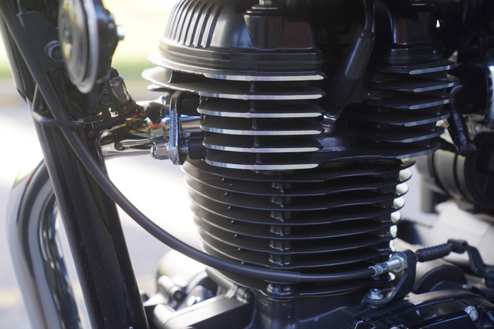 Las aletas del motor tienen detalles en cromado. Foto Guillermo Rodríguez Adami