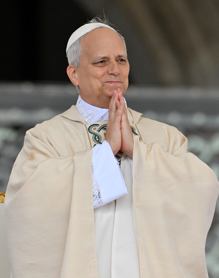 León XIV, el primer Papa que pertenece a la orden agustina. (Xinhua/Alberto Lingria) 