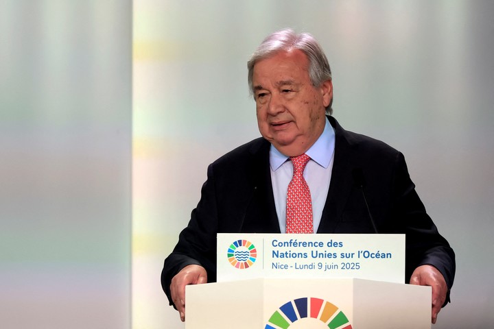 El secretario general de la ONU, Antonio Guterres abrió la conferencia. Foto: Reuters