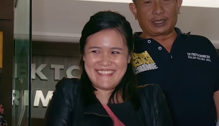 Jessica Wongso salió en libertad condicional 8 años después de que le dictaran su condena. Foto: captura YouTube