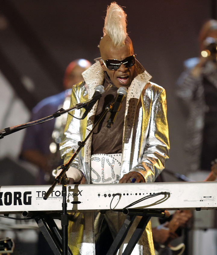 Sly and The Family Stone, en uno de sus tantos regresos, en 2006. Foto: AP
