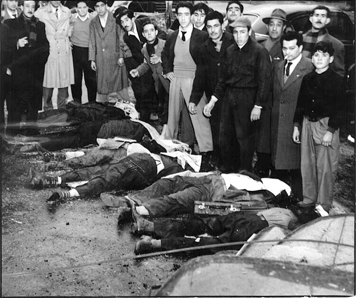 La masacre perpetrada por los bombardeos causó 355 muertos civiles y más de 600 heridos. / Archivo Clarín