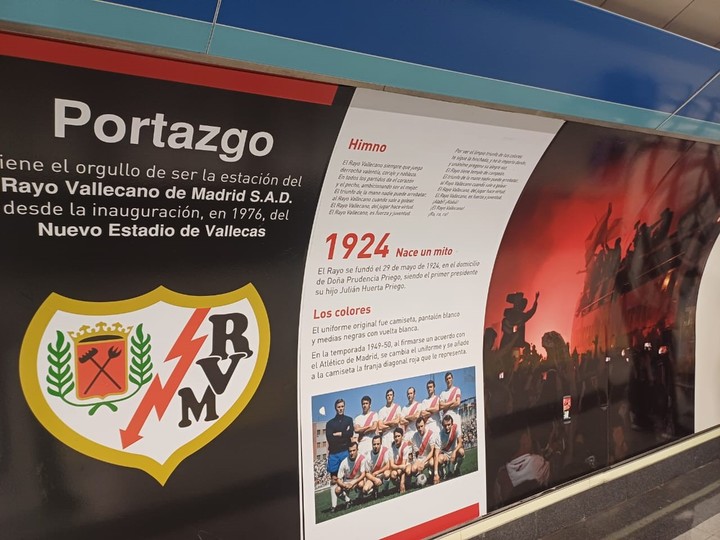 Portazgo y el fútbol del Rayo Vallecano. Foto Nicolás Fresco