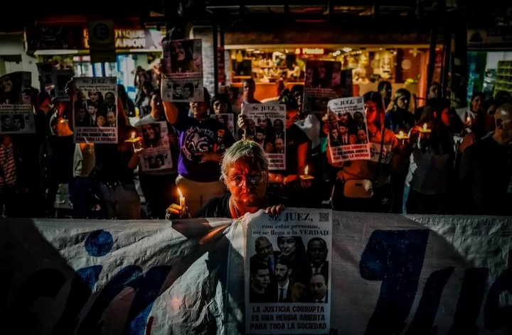 El reclamo de justicia por Lucía Rubiño en San Juan.