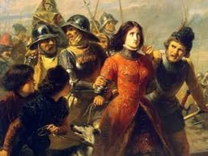 Captura de Juana de Arco, de Adolphe Alexandre Dillens. Archivo Clarín.