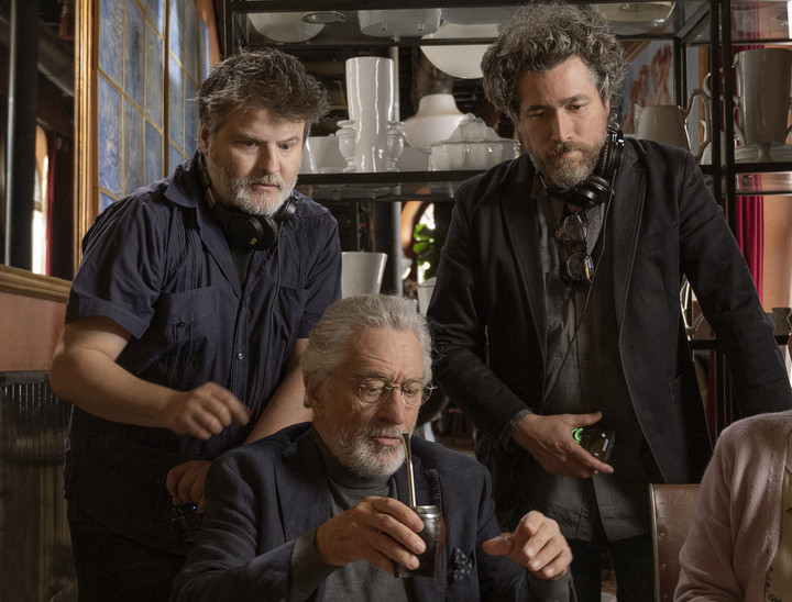 Duprat, Cohn y De Niro con su mate grabando la primera temporada de "Nada".