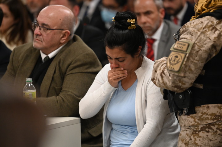 La enfermera Brenda Agüero, condenada a prisión perpetua por el delito de "homicidio calificado". Foto: Ariel Alejandro Carreras.