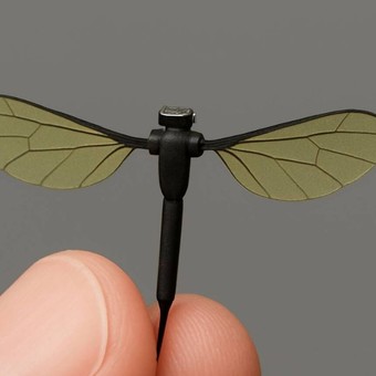 Crearon un dron militar del tamaño y la forma de un mosquito