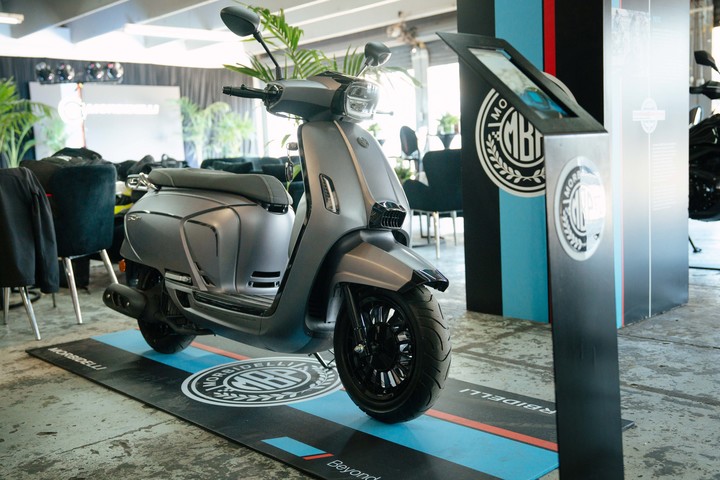 El scooter de Morbidelli.