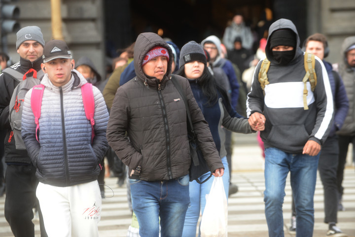 El SMN anuncia la llegada de una segunda ola de frío polar. Foto Luciano Thieberger
