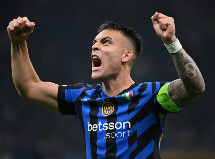 Lautaro Martínez es el actual goleador y capitán del Inter de Milán. Foto: Xinhua