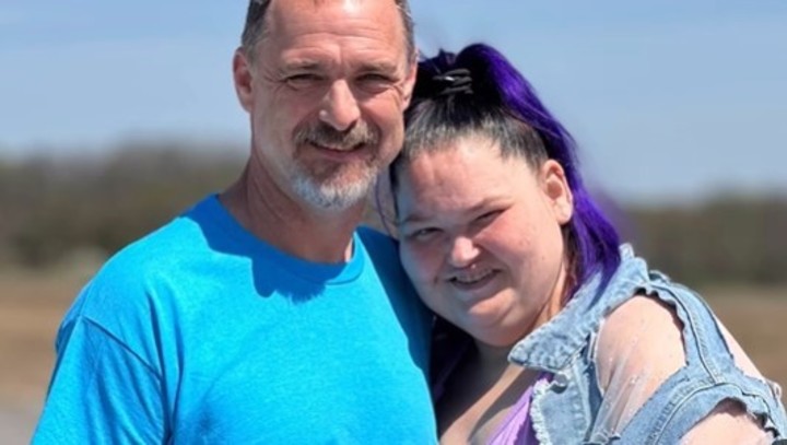 Amy Slaton, de "Kilos Mortales", y su prometido, Brian Lovvorn.