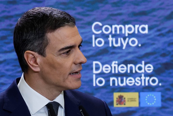 El presidente del gobierno español, Pedro Sánchez, respondió a las amenazas de Donald Trump. Foto: EFE