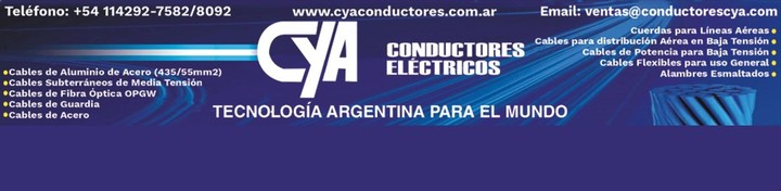 CyA es fabricante nacional de conductores eléctricos 