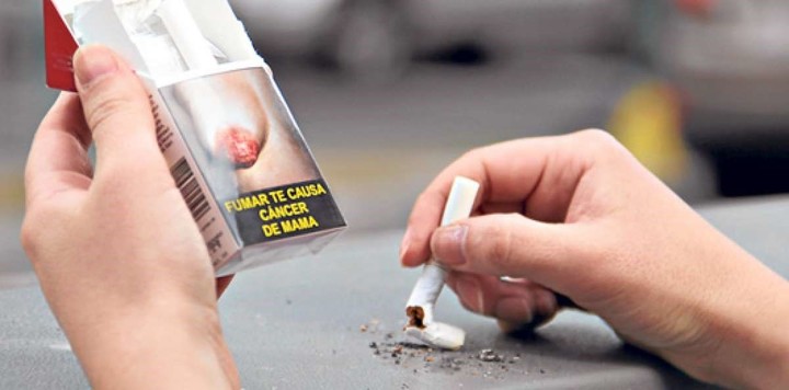 Las advertencias sanitarias en paquetes de cigarrillos, aprobadas.