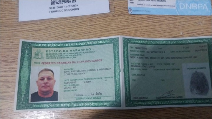 Ariel Sosa (42) vivía con una falsa identidad brasilera.