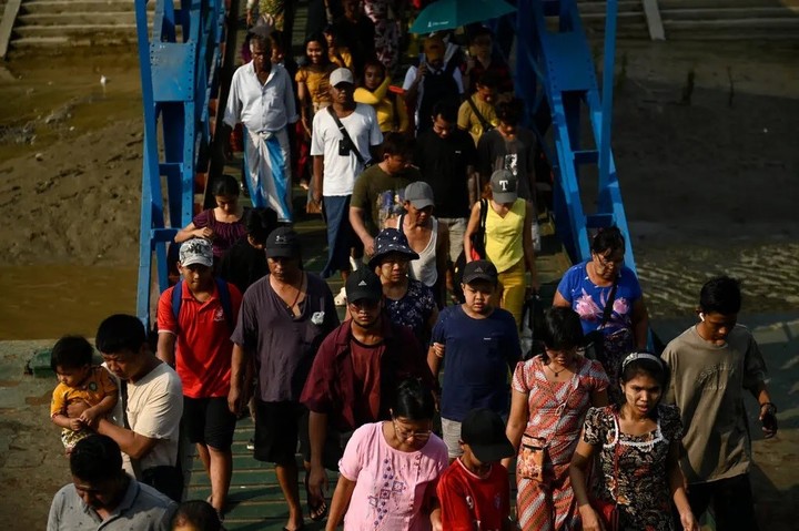En Yangón, Myanmar, en marzo. Foto Sai Aung Main/Agence France-Presse