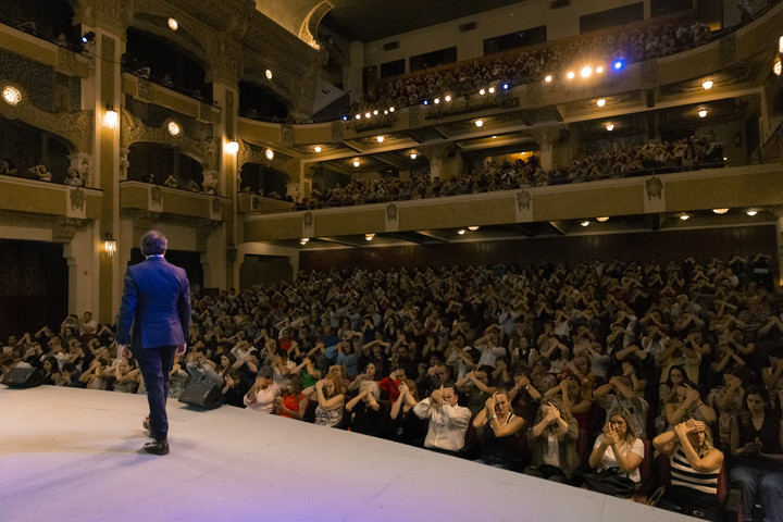 Juan Lucas Martín, en una de sus presentaciones. 
