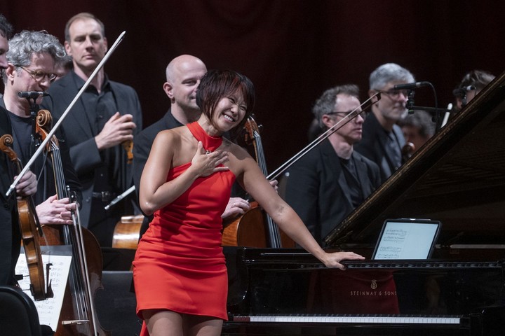 Fue la tercera vez que la pianista china, de 38 años, se presentóen la Argentina. Foto: Juanjo Bruzza