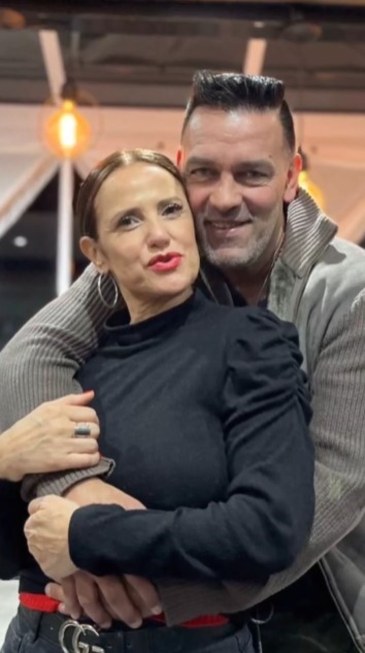 María Fernanda Callejón junto a Fernando Gamboa.