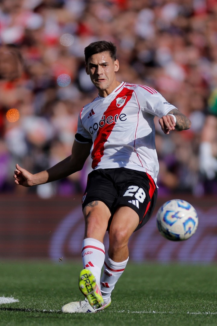 Lucas Martínez Quarta, el defensor central de River Plate. Foto: EFE/ Juan Ignacio Roncoroni