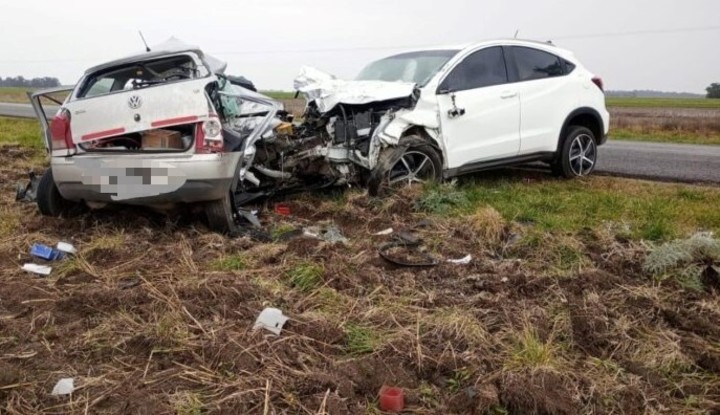 Fernando Lamas (41), médico pediatra, murió en un choque frontal en la ruta provincial 55, cerca de Pieres. Foto Ecos Diarios