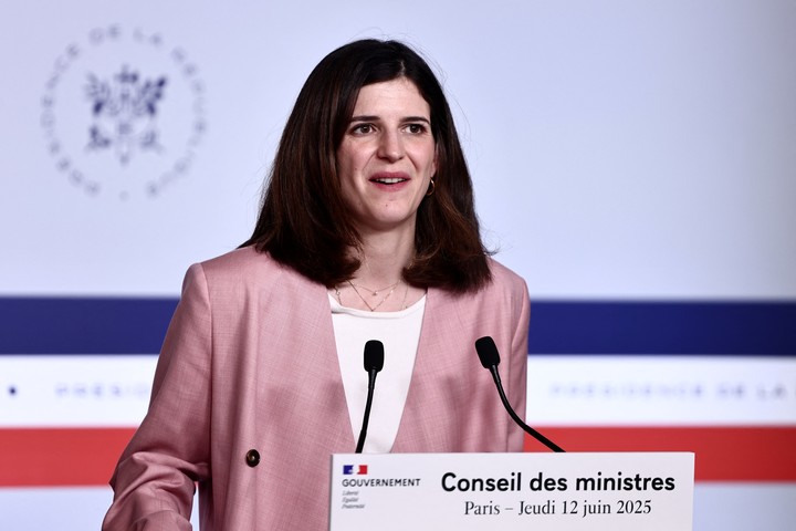 Clara Chappaz, Ministra Delegada de Inteligencia Artificial en Francia. Foto: AFP
