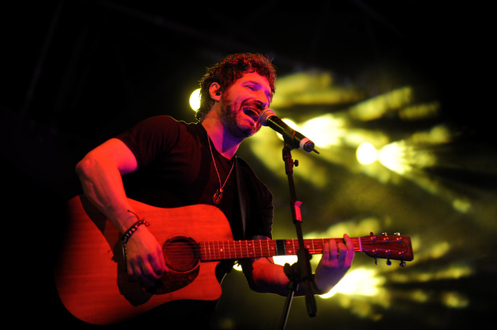 El regreso de Los Caballeros la Quema en el Estadio Unico dentro del festival Provincia Emergente en 2017. Foto: Martín Bonetto.