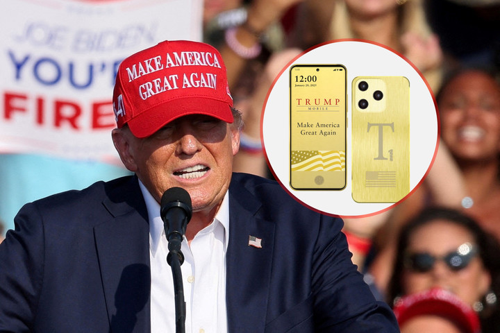 Trump lanzó su teléfono." (- FTP CLARIN)