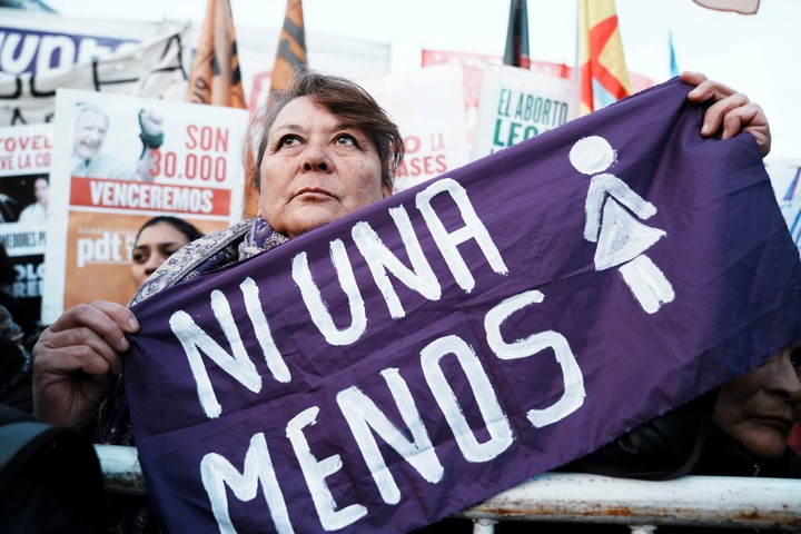 La movilización de Ni Una Menos del 3 de junio de 2024. Foto: REUTERS/Irina Dambrauskas