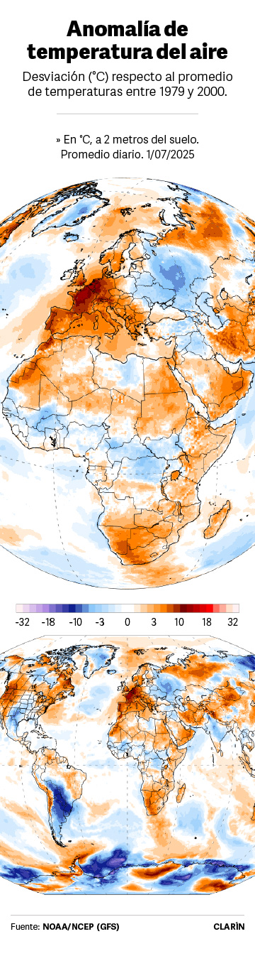 Anomalía de la temperatura del aire