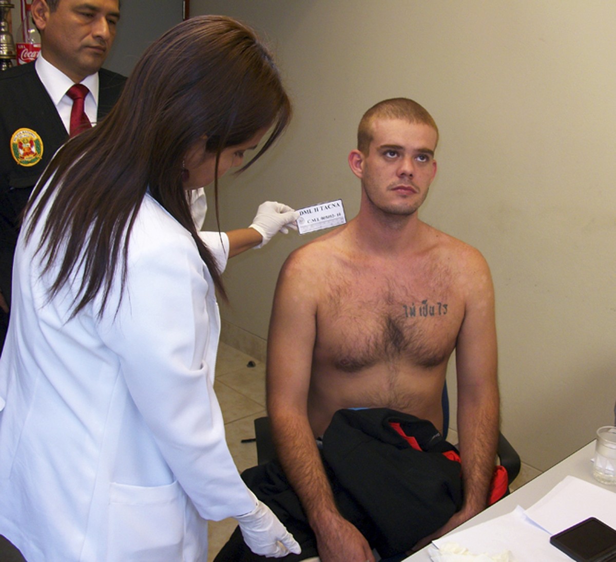 Joran Van der Sloot cuando fue detenido en Arica, Chile, y extraditado a Perú. (Foto: Reuters)