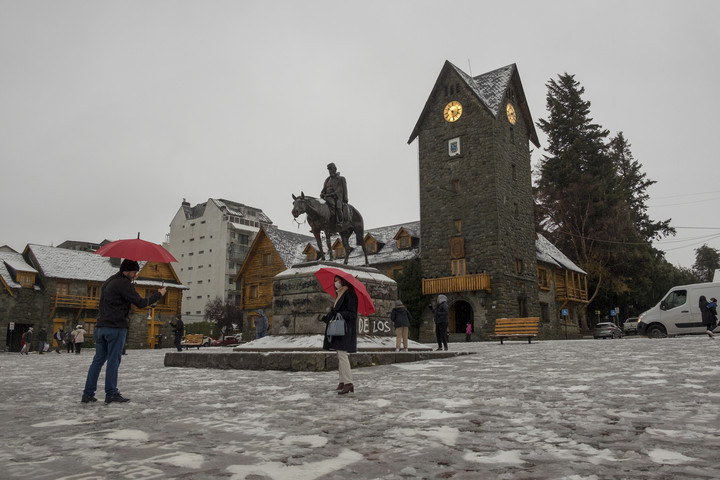 Cerca de Maquinchao, Bariloche alcanzó una mínima de 22.4 grados bajo cero en 2017. Foto: Marcelo Martinez