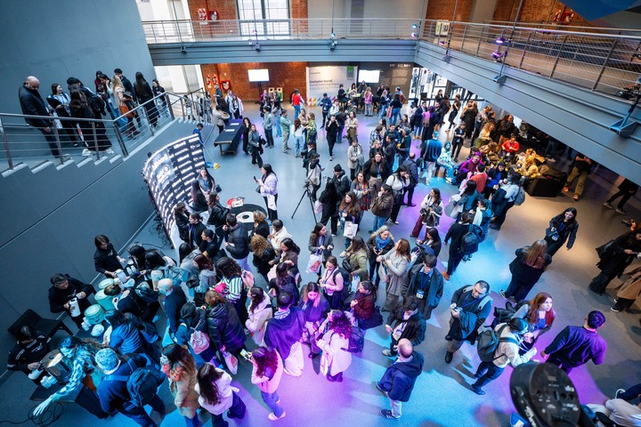 El público disfrutó las instalaciones de la Usina del Arte.