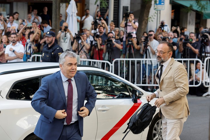 El ex secretario de organización del PSOE Santos Cerdán, protagonista de todo el escándalo de corrupción. Foto EFE