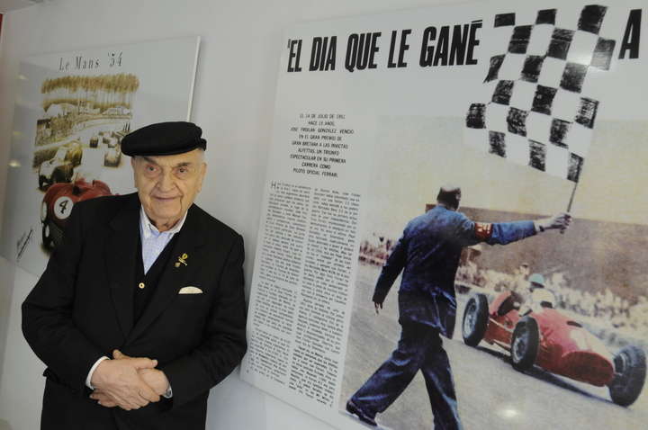 José Froilán Gonzalez, primer ganador de Ferrari en la Fórmula 1.
Foto David Fernandez