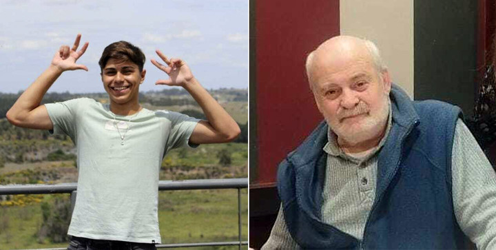 Renato Nicolini (18) y Luis Rossettti (72), dos de los muertos por el fentanilo contamindo.