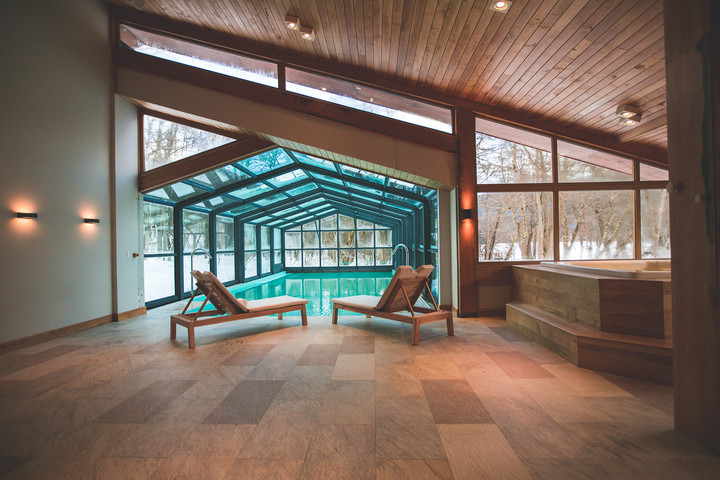 Un espacio de relax luego de la jornada de esquí. Foto Castor Ski Lodge
