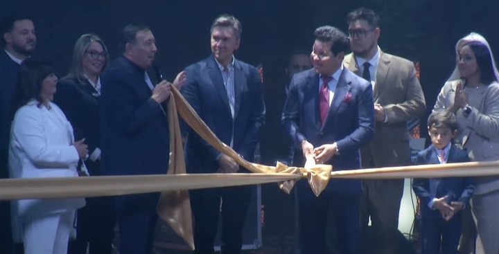 Inauguración del Portal del Cielo, en Chaco.