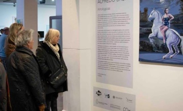 Mitológicas, obras de Alfredo Sábat en la Casa Nacional del Bicentenario. Fotos: CNB.