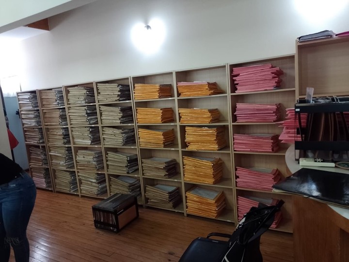 Expedientes de accidentes de tránsito.